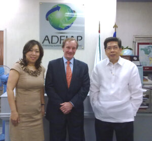 Mr. Philip Armstrong and Marjorie Pavia, Head and Program Officer, GCGF