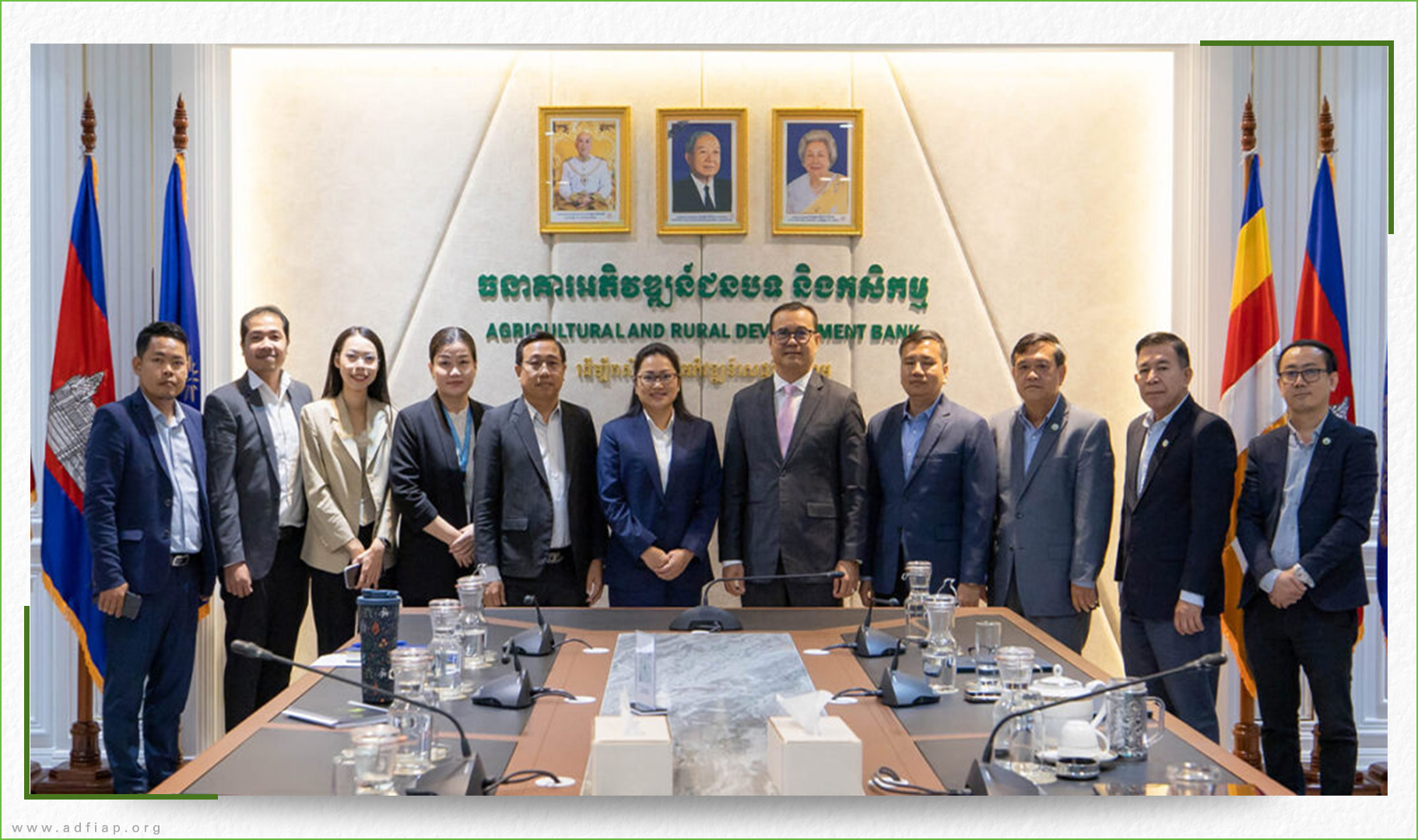ARDB, Led by ADFIAP Chairman Dr. Kao Thach, Explores a Green Finance Partnership with CMA and Water.org